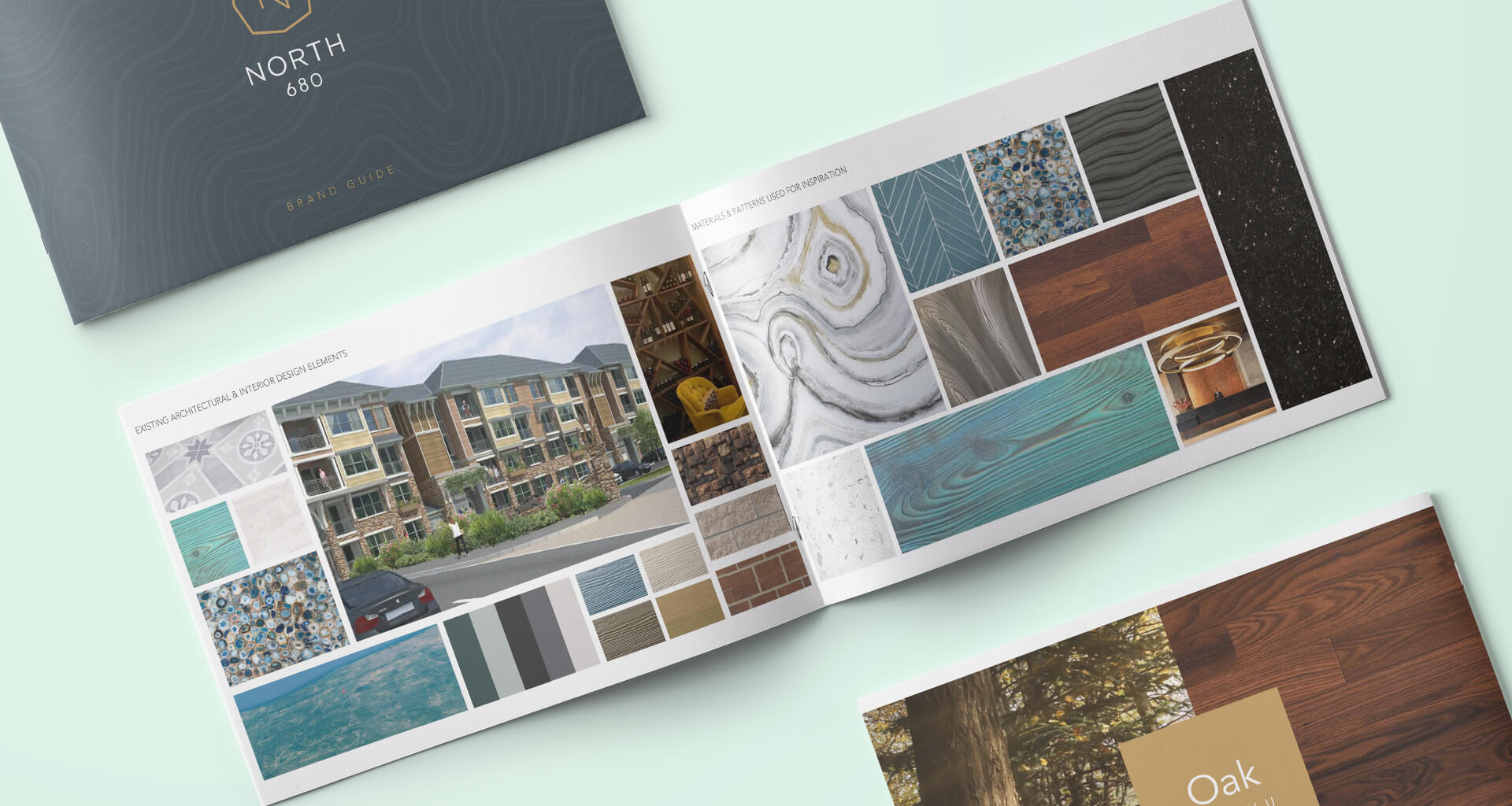 Brand guide book Bluestone Creative designed for North 680