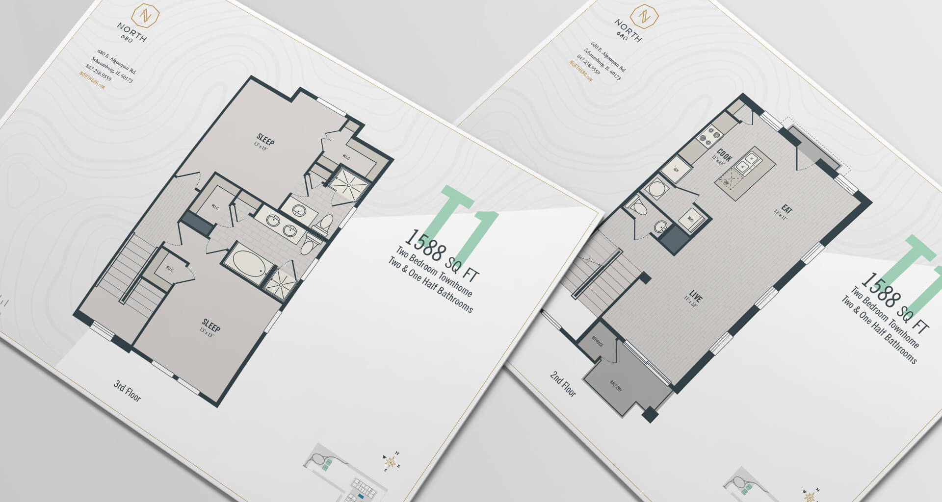 North 680 floor plan design