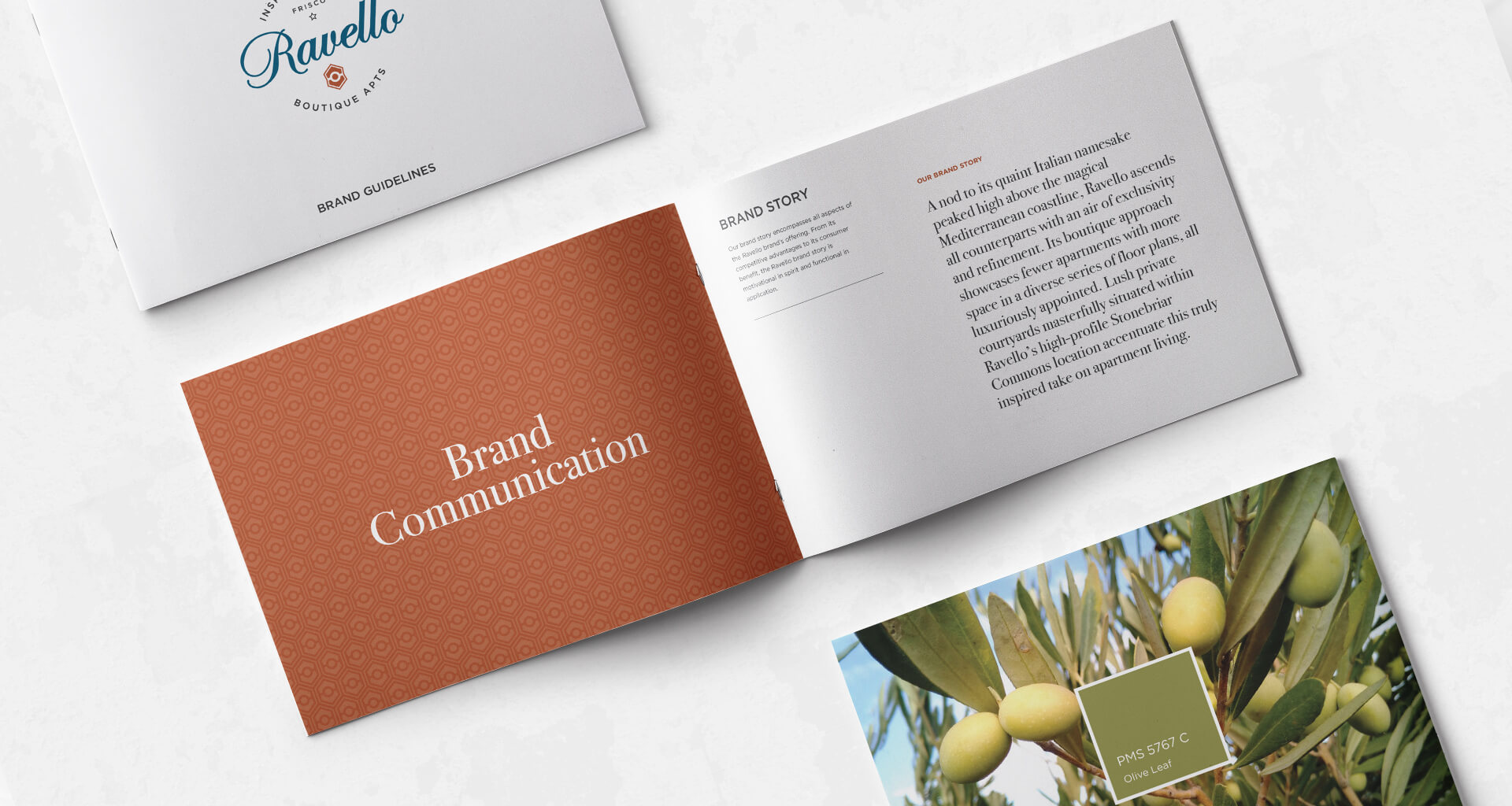 Brand story created by Bluestone creative for Ravello Stonebriar