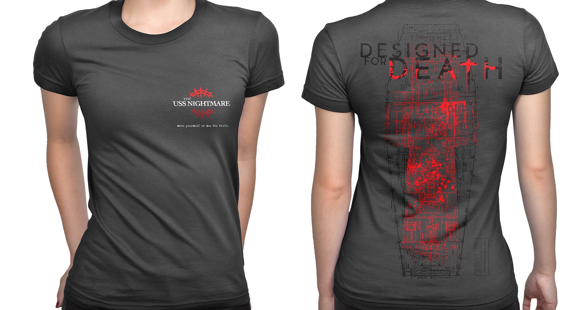 USS Nightmare t-shirt design