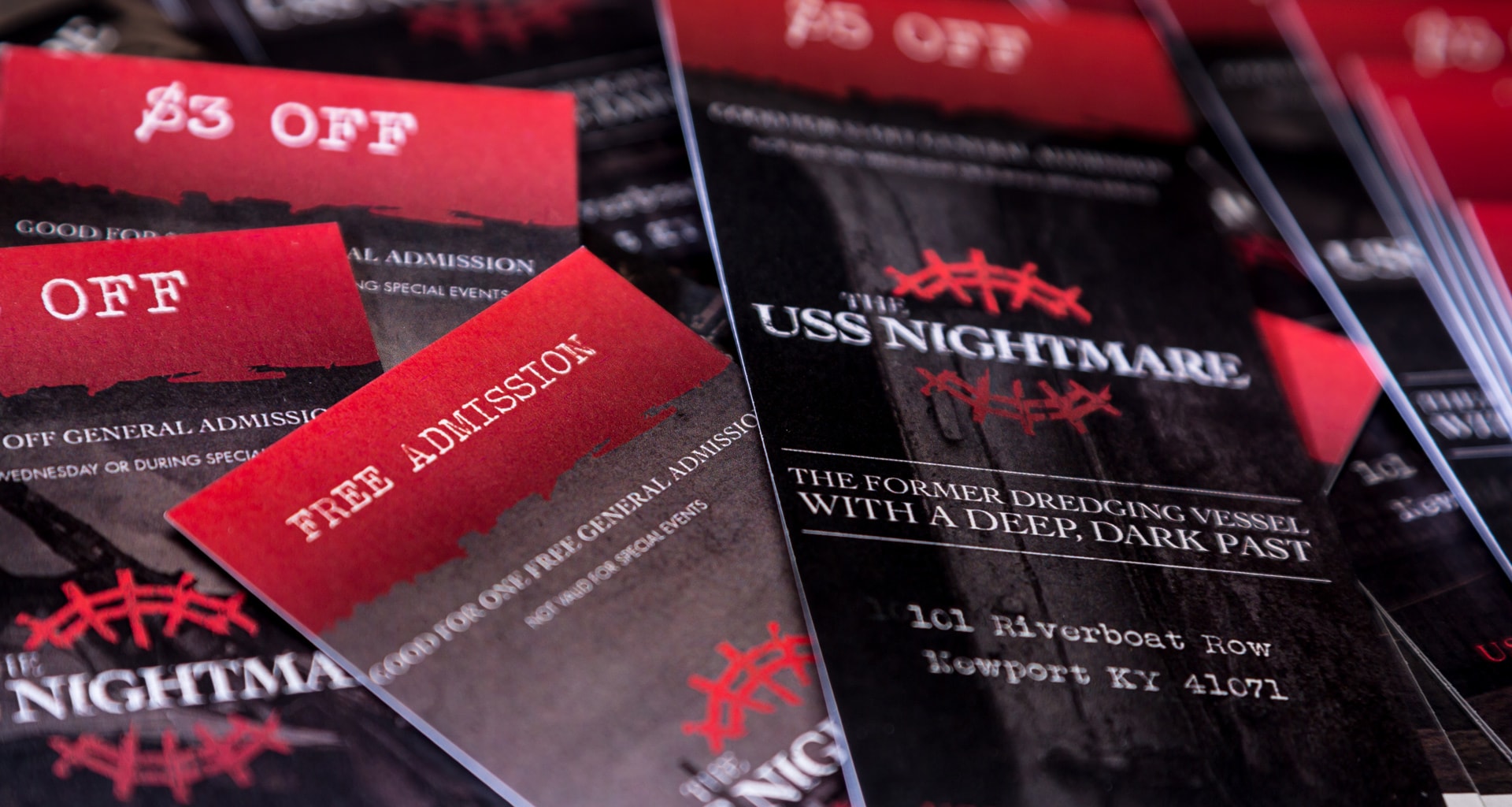 Ticket design for USS Nightmare